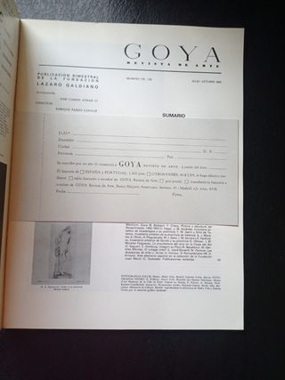 GOYA Revista de Arte
