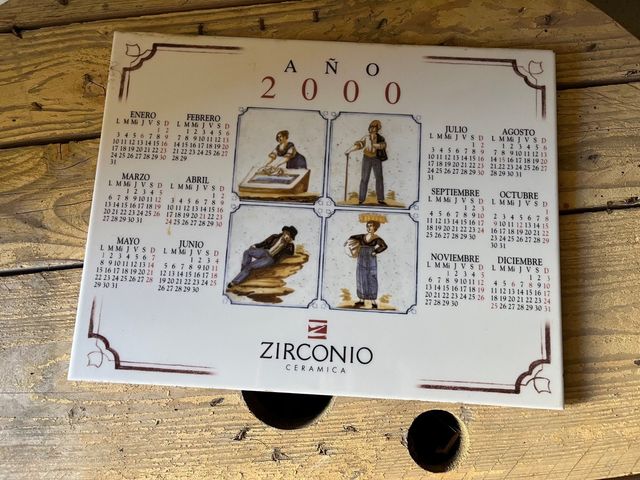 calendario 2000