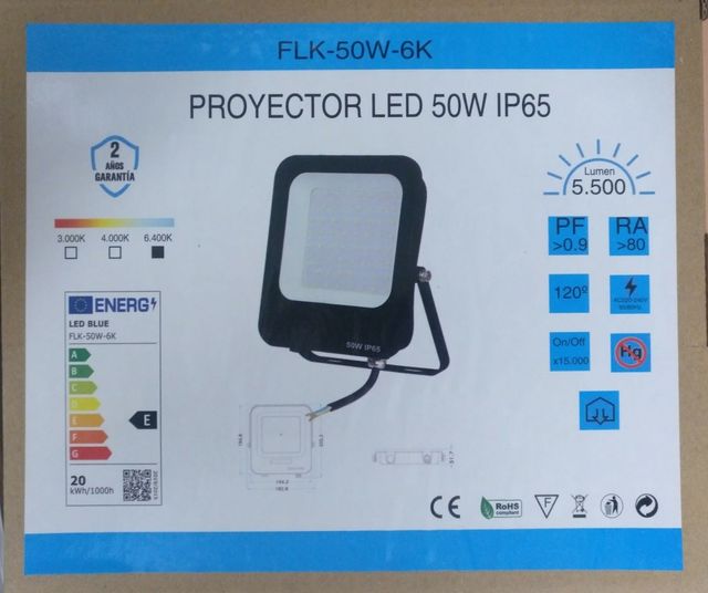 PROYECTORES LED- PROYECTOR SOLAR LED -CAMPANA LED