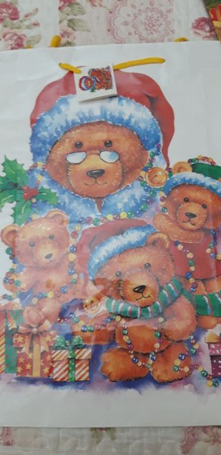 SET 9 BUSTE SACCHETTI REGALO VARIE 