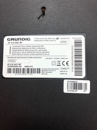 Módulo Main Grundig 48” led