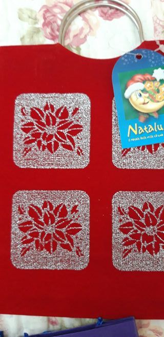 SET 7 BUSTE SACCHETTI REGALO NATALIZIE