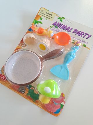 Lote Juguetes Alimentos y utensilios de cocina