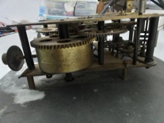Máquina de reloj antiguo