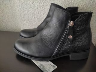 Botines piel talla 38 NUEVOS