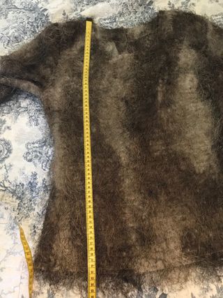 Blusa Seta effetto frange. Tessuto Giorgio Armani