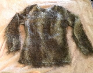 Blusa Seta effetto frange. Tessuto Giorgio Armani
