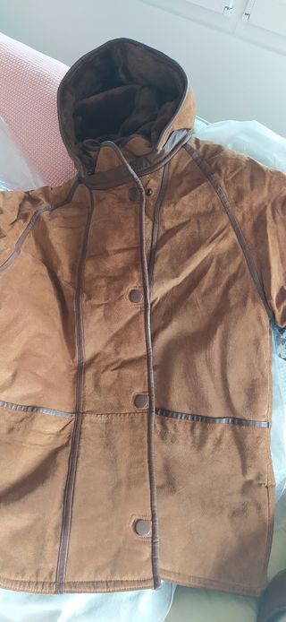 Chaquetón de cuero