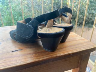 Zapatos negros, black shoes, talla 6/39