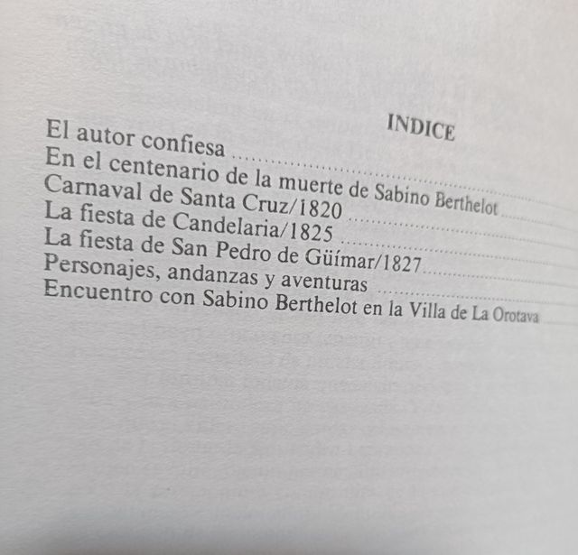 Con Sabino Berthelot. Fleje de escritos 
