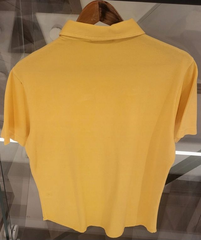 Polo manga corta de hombre. Amarillo. Loro Piana