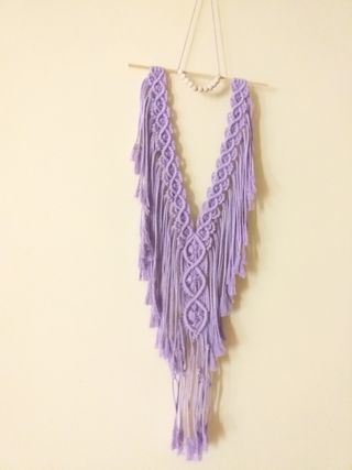 Macrame Tapiz Boho pared colores  Decoracion hogar