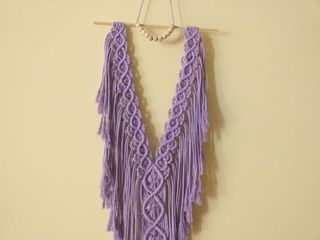 Macrame Tapiz Boho pared colores  Decoracion hogar