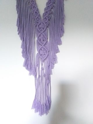 Macrame Tapiz Boho pared colores  Decoracion hogar