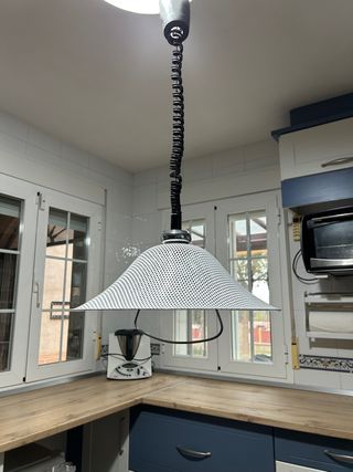 Lámpara de techo vintage regulable años 60 70