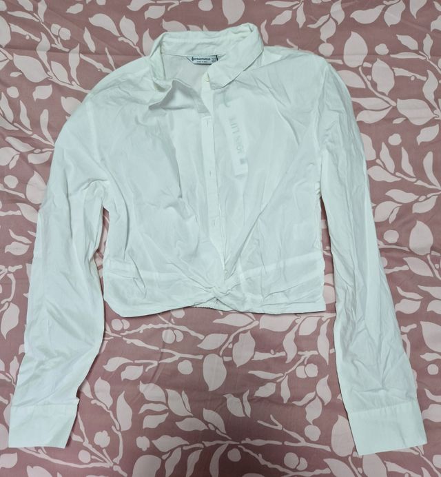 Camisa mujer blanca Stradivarius Nueva