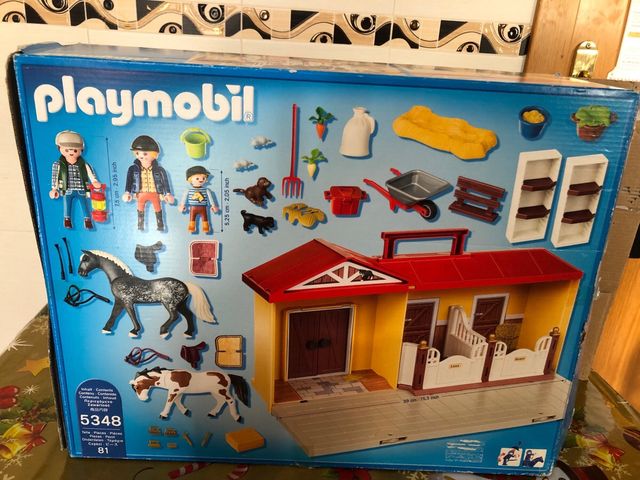 playmobil establo 5348