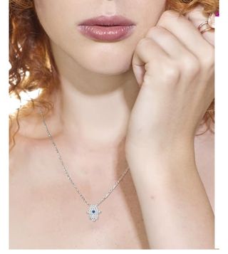 Collar plata mano Fátima 