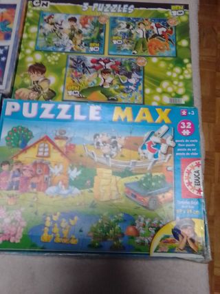 Lote puzzles infantiles
