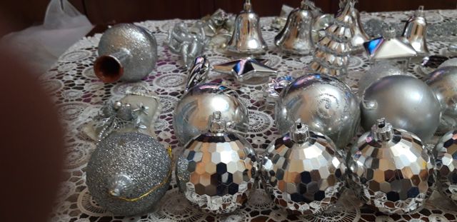 Set 40 pezzi decorazioni natalizie