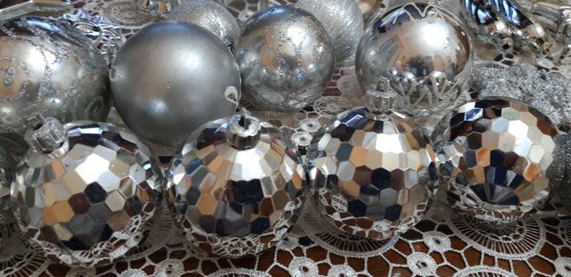 Set 40 pezzi decorazioni natalizie