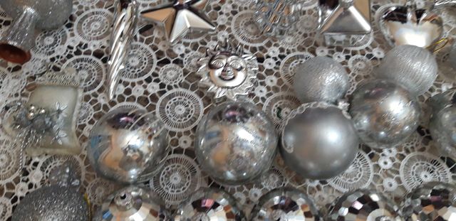 Set 40 pezzi decorazioni natalizie