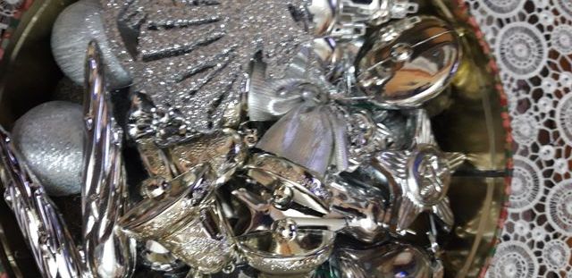 Set 40 pezzi decorazioni natalizie