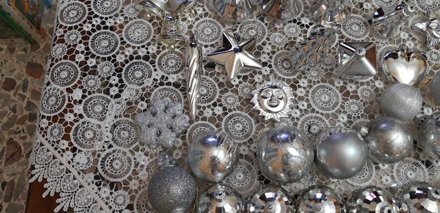 Set 40 pezzi decorazioni natalizie