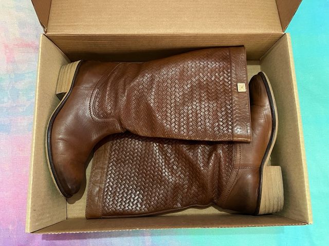 botas piel marca salsa