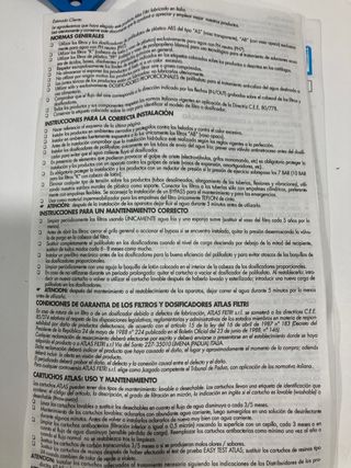 Contenedores Atlas para filtros