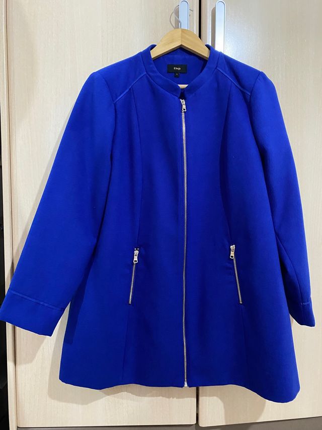 abrigo mujer con cremallera 