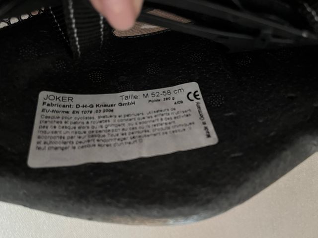 Casco para bicicleta talla M