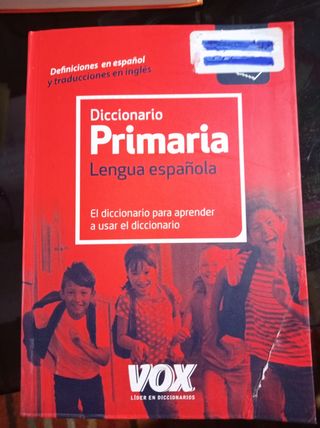 Diccionario primaria lengua española