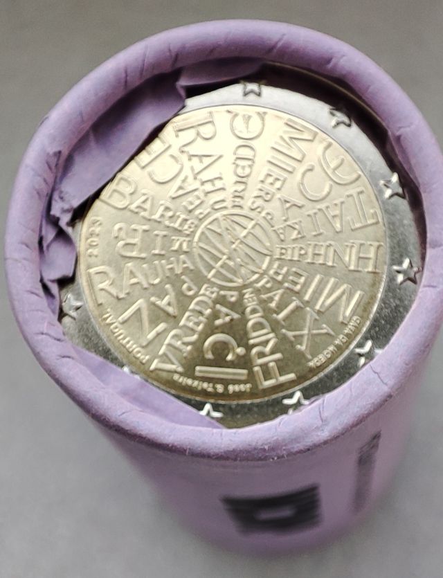 Moneda 2€ Portugal 2023 "Paz"   SC.