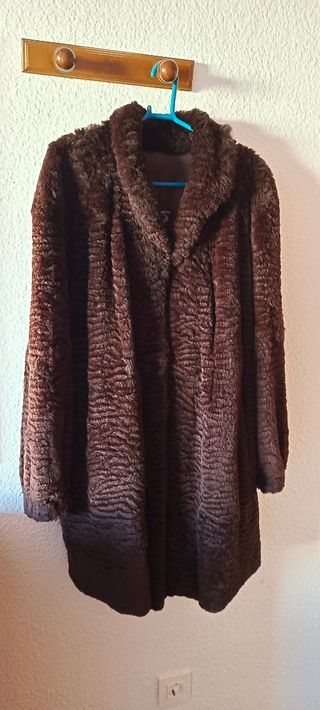 Abrigo de piel de conejo