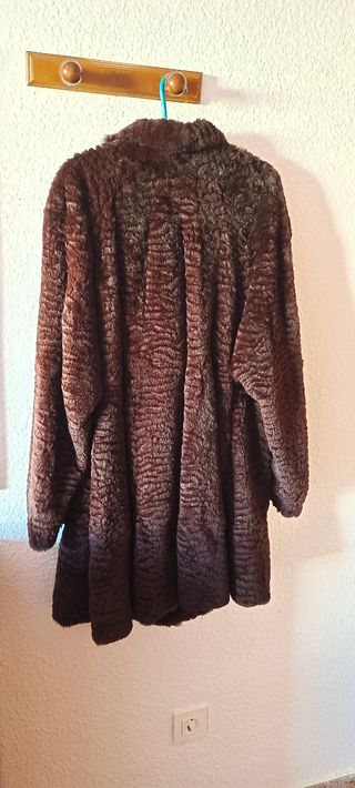 Abrigo de piel de conejo