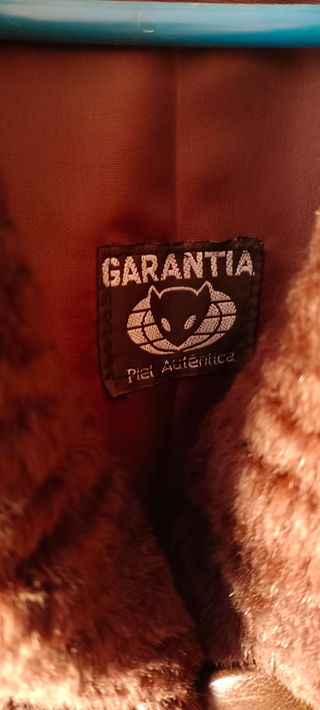 Abrigo de piel de conejo