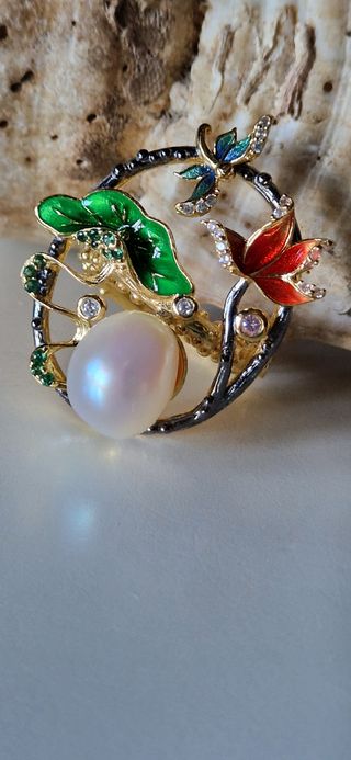 Anillo colección naturaleza  joya de autor 