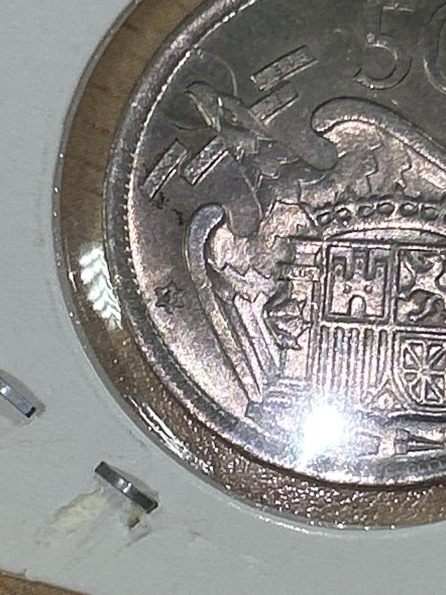 Monedas Franco 50 pesetas 1957  *68, *69 y *70