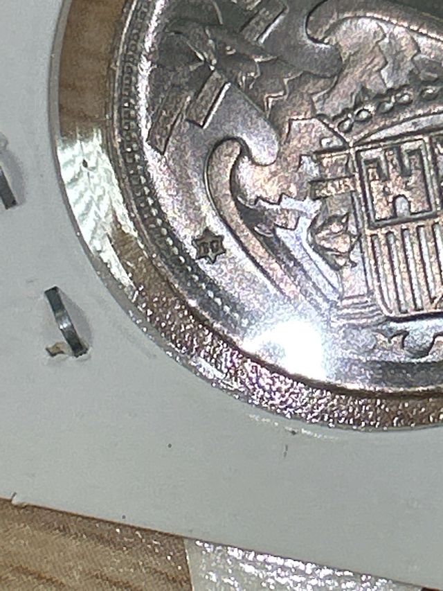 Monedas Franco 50 pesetas 1957  *68, *69 y *70