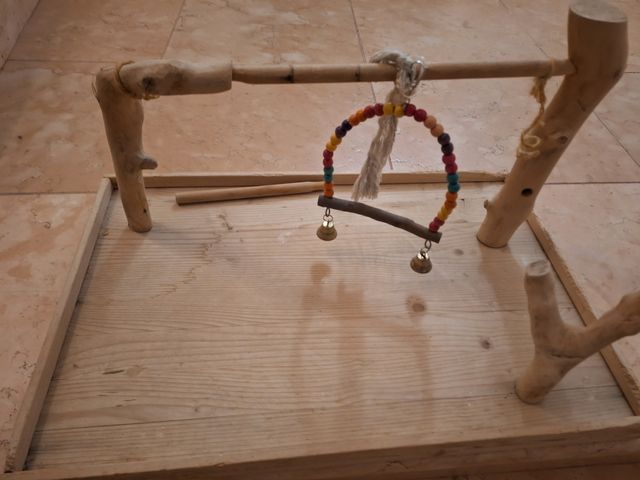 Piedistallo da appoggio x pappagalli