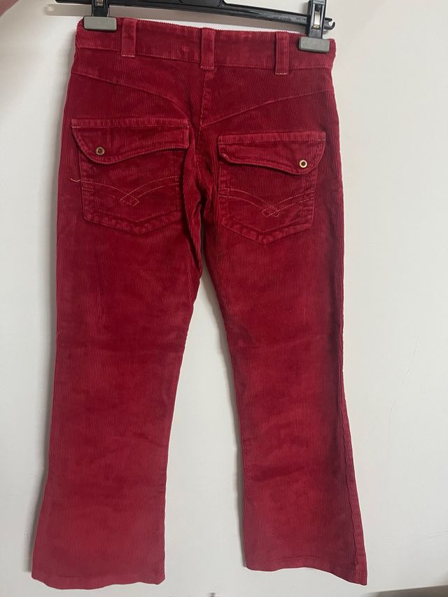 pantalon niña mayoral talla 12 pana color fucsia