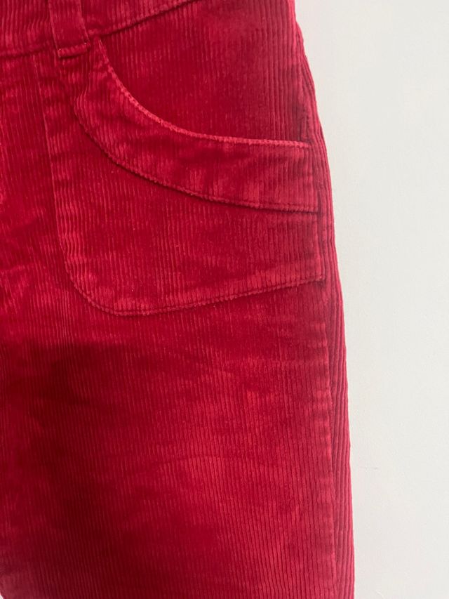 pantalon niña mayoral talla 12 pana color fucsia