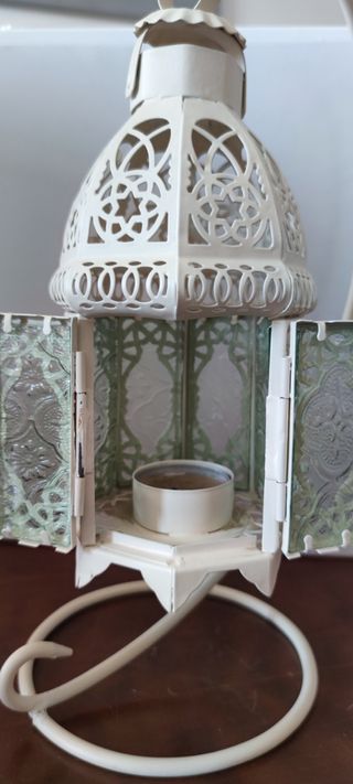 Porta velas. Farol. Adornos Navideños.