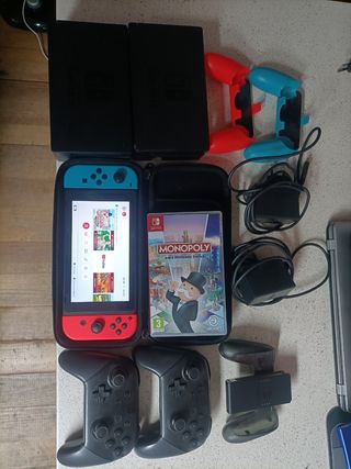 🔥Nintendo swicth con 2 mandos