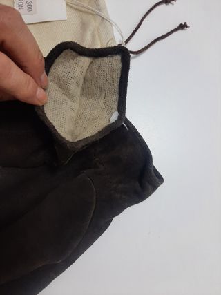 Guantes de ante sin estrenar