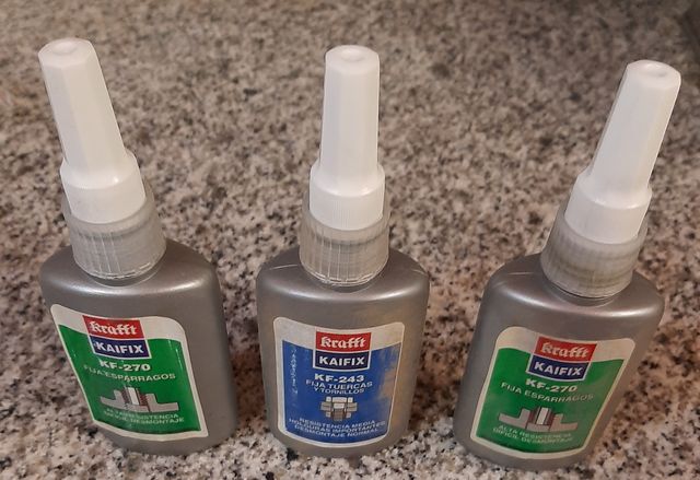 2 FIJA ESPARRAGOS y  1 FIJA TUERCAS KRAFFT NUEVO