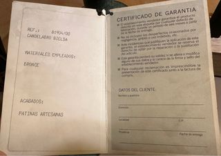 CANDELABRO BIELSA DE VALENTÍ en BRONCE