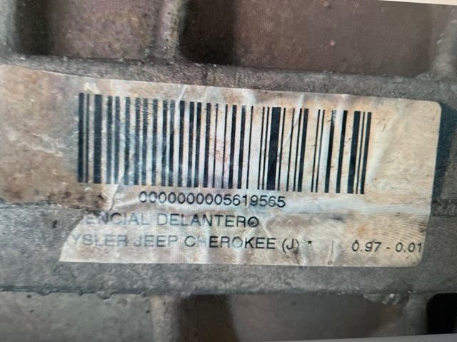 diferencial delantero jeep cherokee kj 3.7 v6