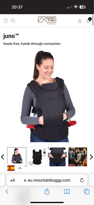 Mochila de porteo bebé Mountain Buggy